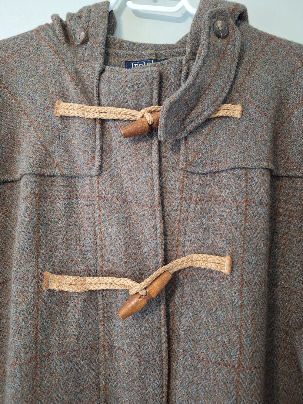 Vintage Polo Ralph Lauren Wool Toggle Duffle Coat - M - Picture 5 of 16